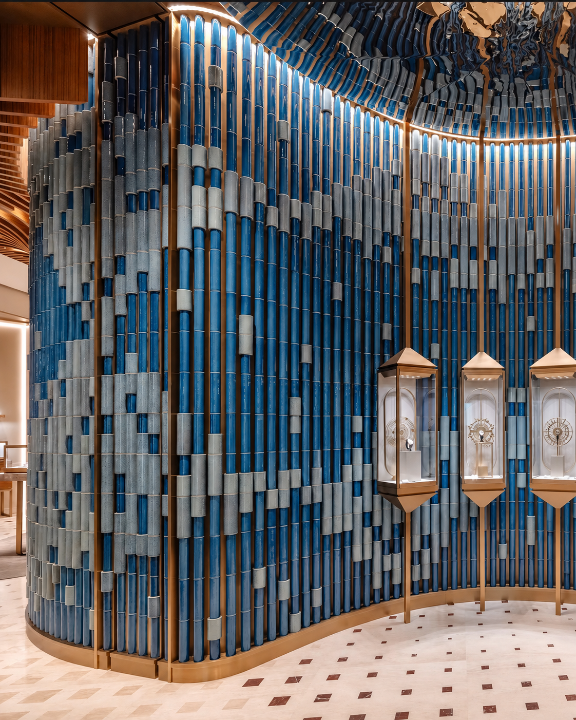 Ocean Mist Ceramic Tube Tile