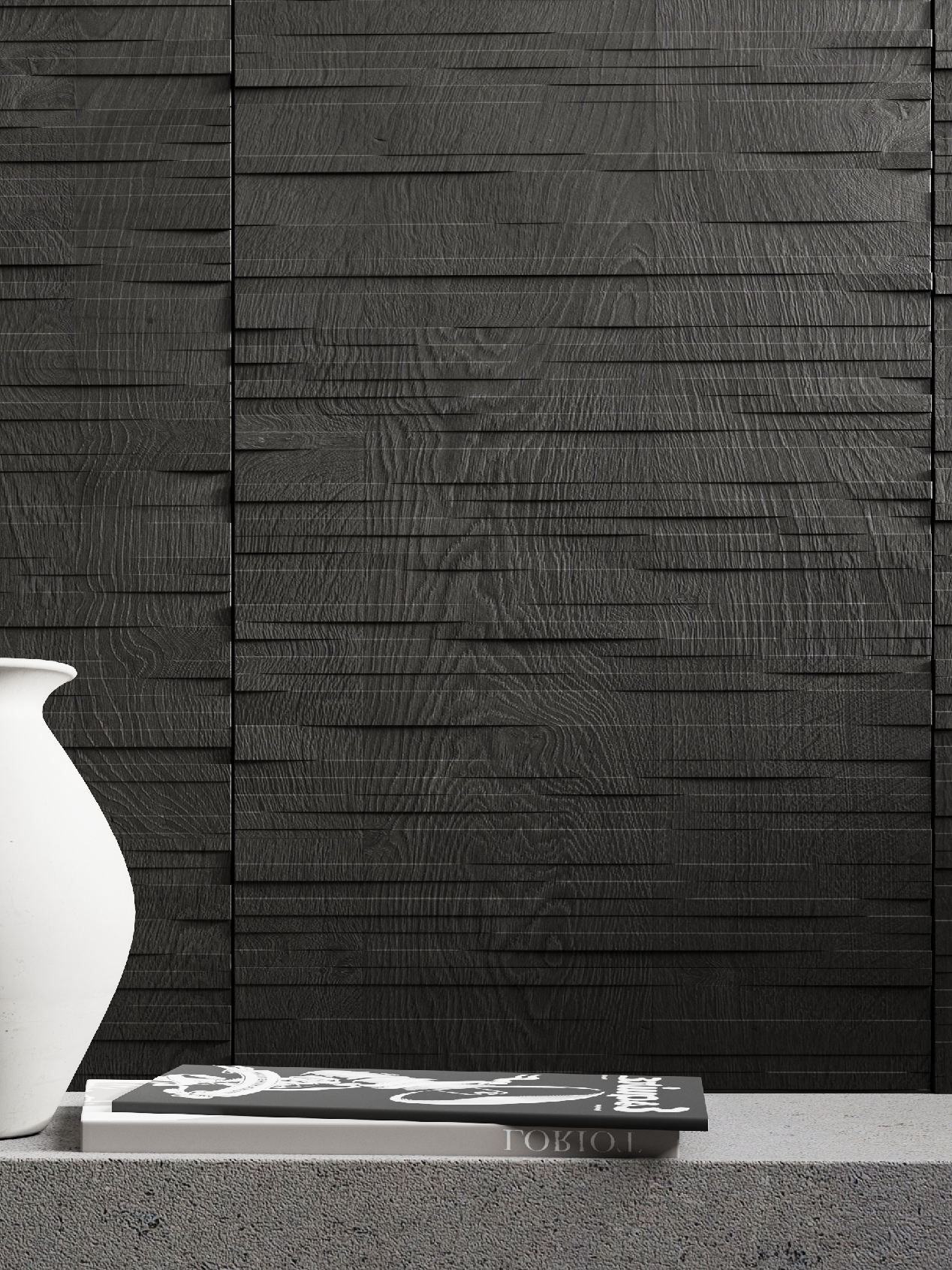 Striations Solid Wood Texture Board