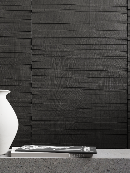 Striations Solid Wood Texture Board