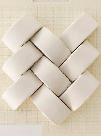 White Weave Tile