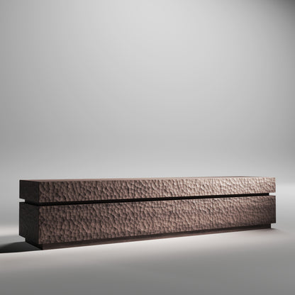 Fine Hammered Finish Solid Wood Texture Board