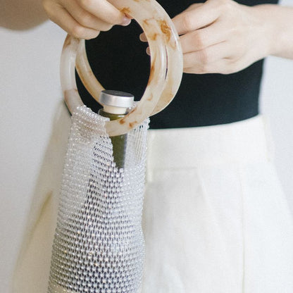 Crystal Wine Bottle Bag