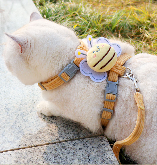 Bee Buddy Pet Harness & Leash Set