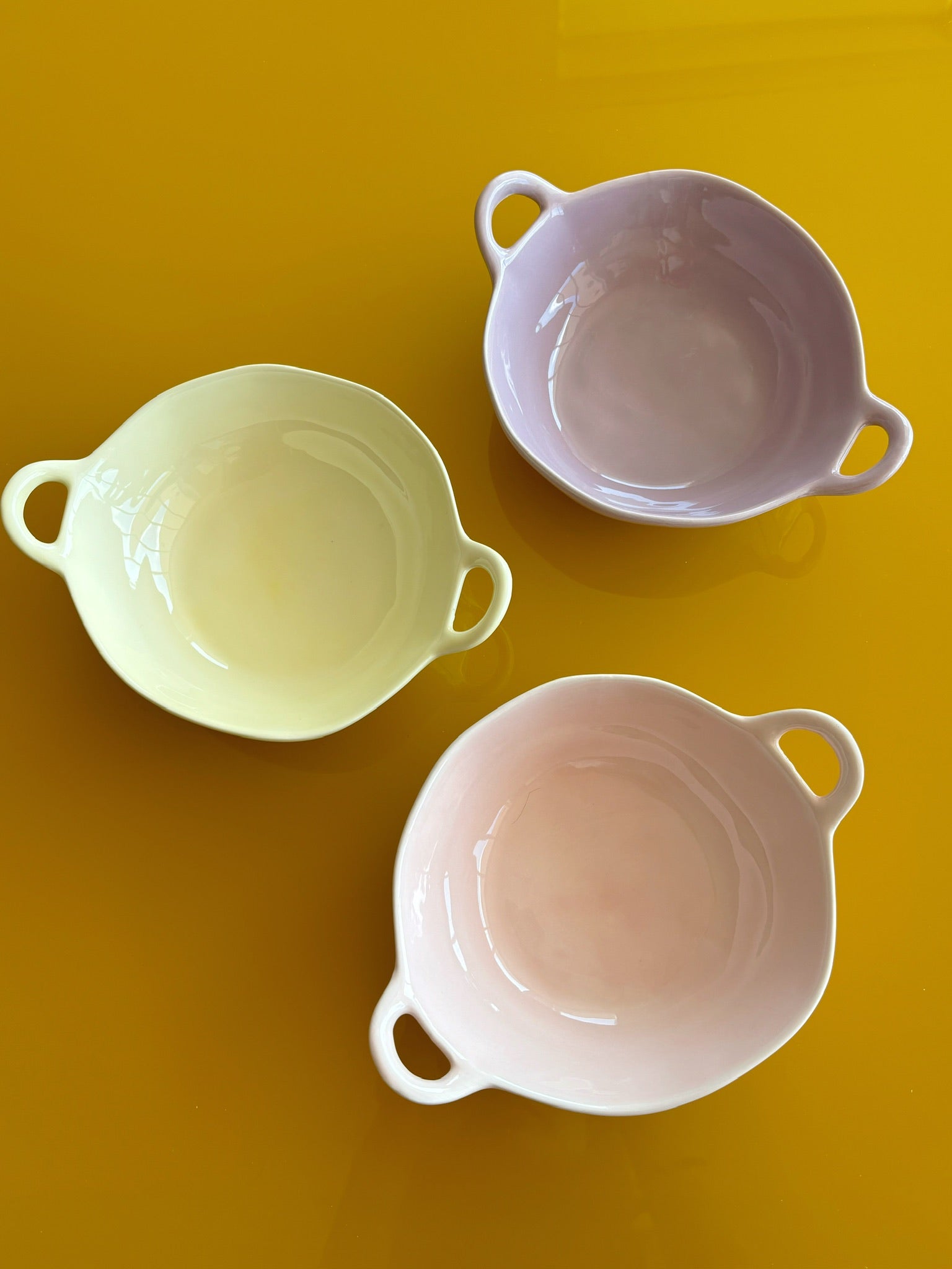 Pastel Hand-Made Ceramic Bowls