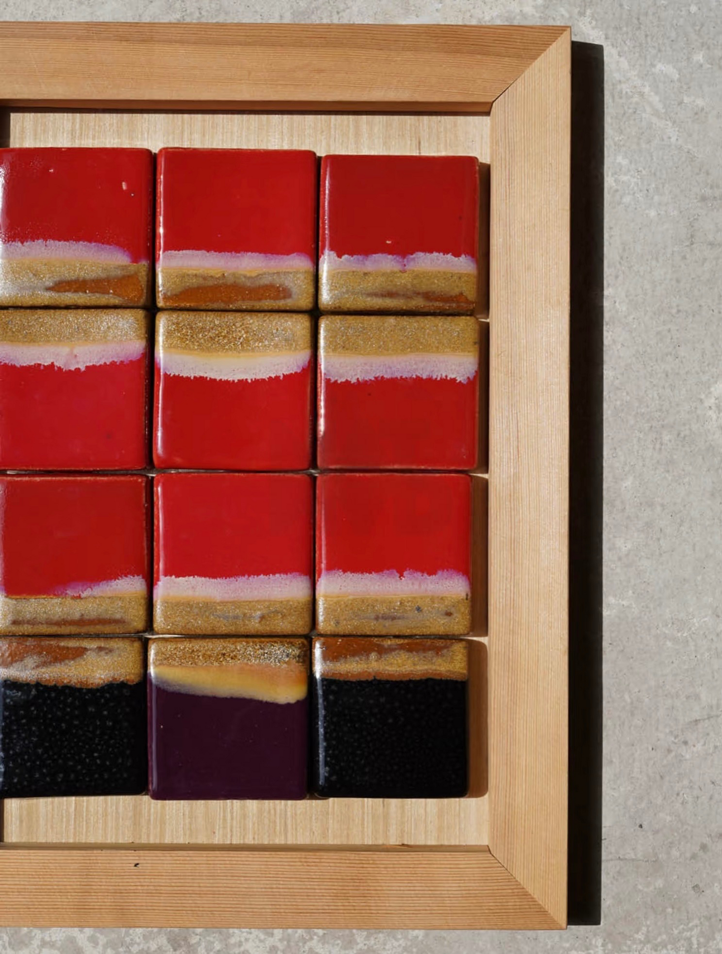 Vermilion Horizon Handmade Tile