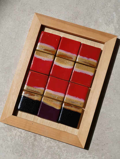Vermilion Horizon Handmade Tile