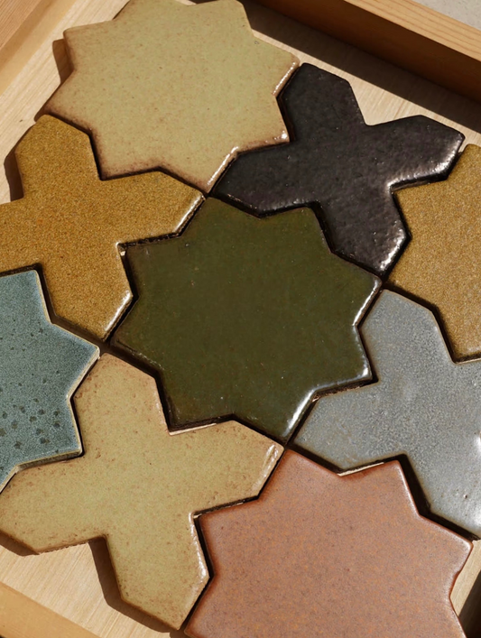 Celestial Geometry Handmade Tile Series