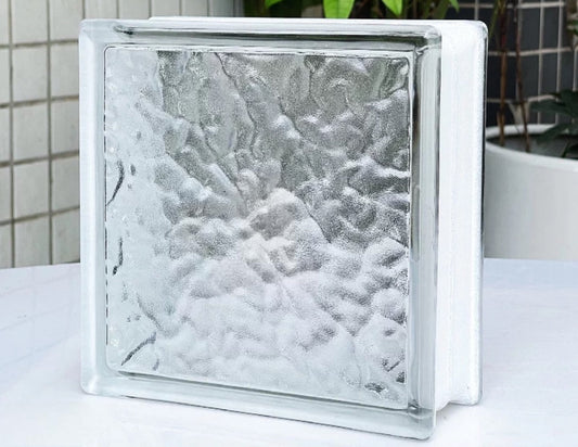 Frostveil Glass Block