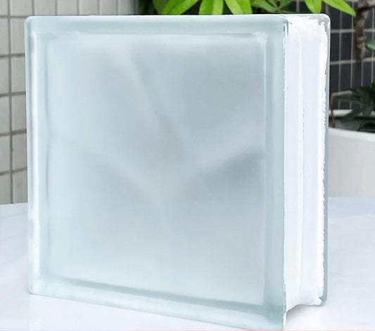 Frosted Fold Glass Block