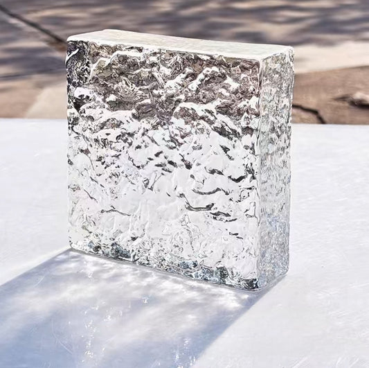 Glacier Prism Square Glass Brick