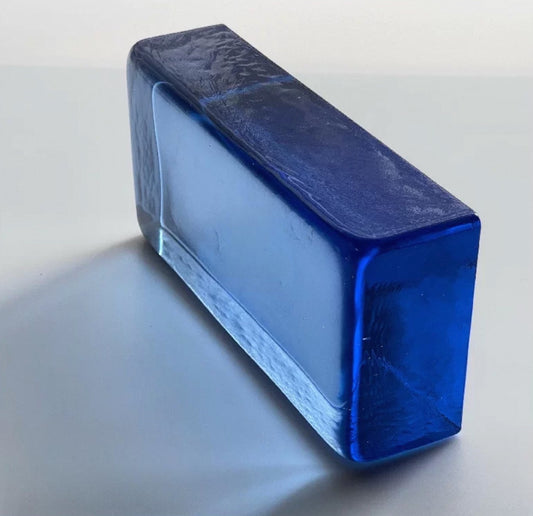 Cobalt Block Glass Brick