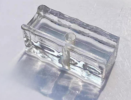 Perforated Ripple Glass Brick-A