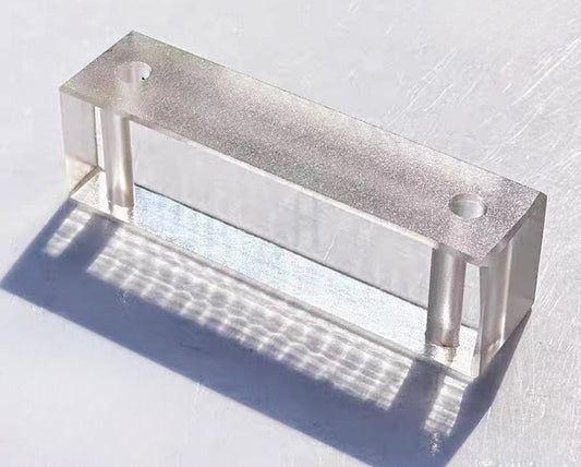 Perforated Frosted Ripple-Side Glass Brick