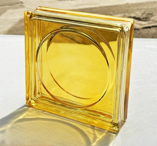 Round Pattern Hollow Glass Brick – Daffodil Loop