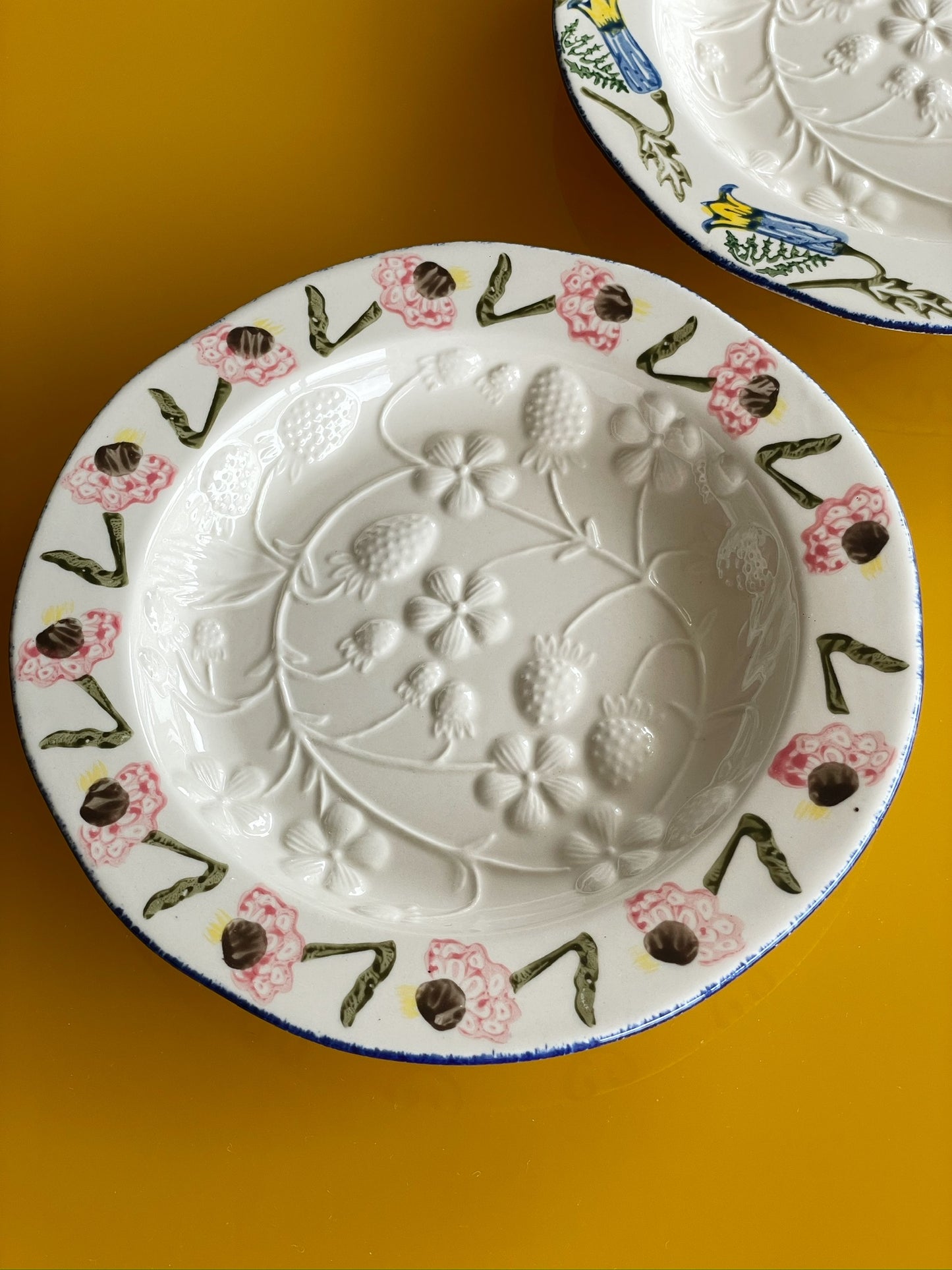 Enchanted Blossom Ceramic Plates pink