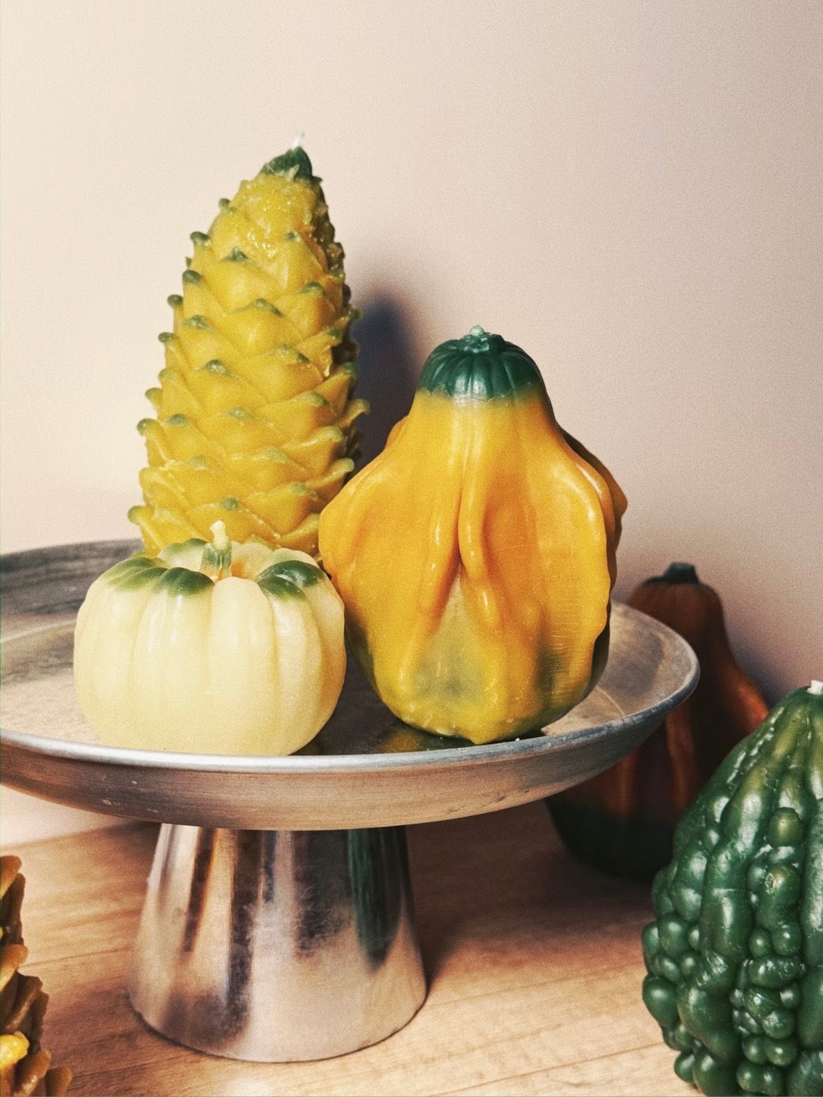 Cucurbita Sculptural Wax Candle