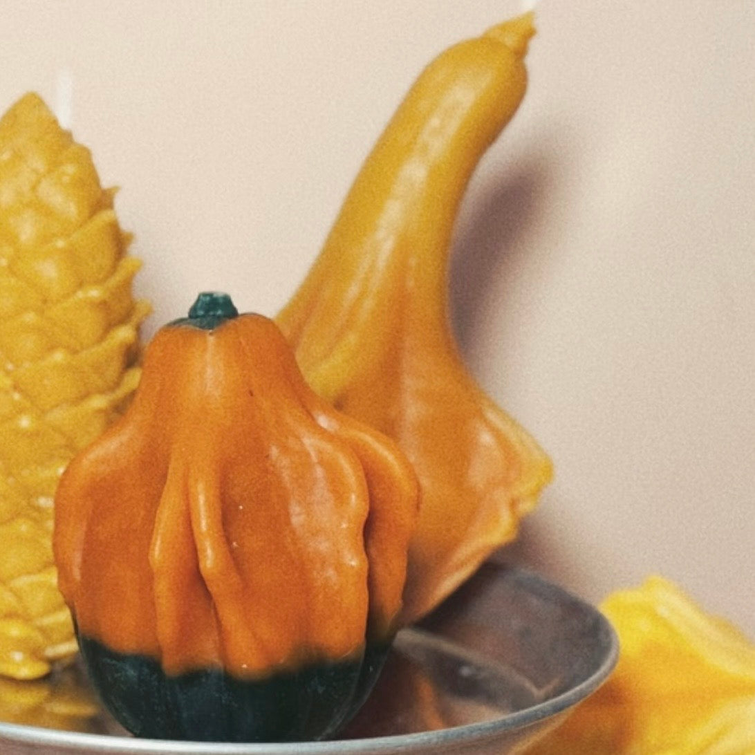 Cucurbita Sculptural Wax Candle