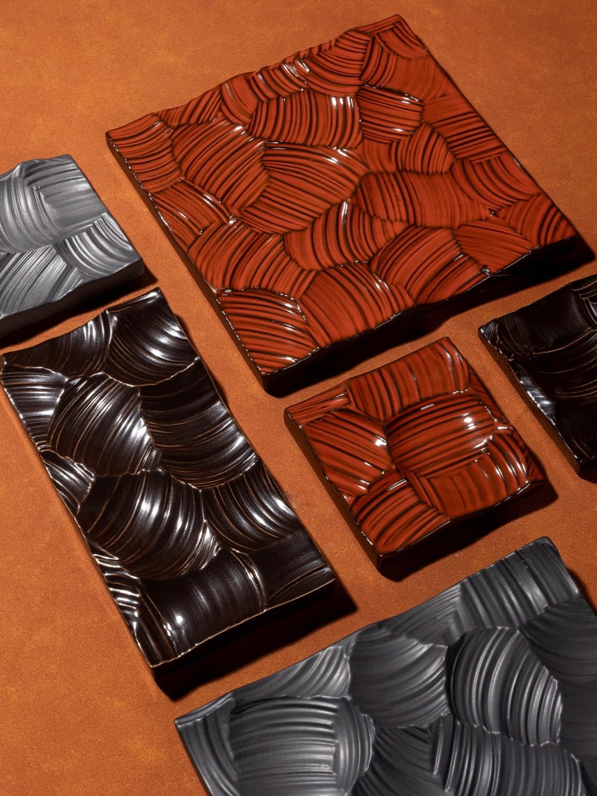 Danxia Sculptural Ceramic Tile