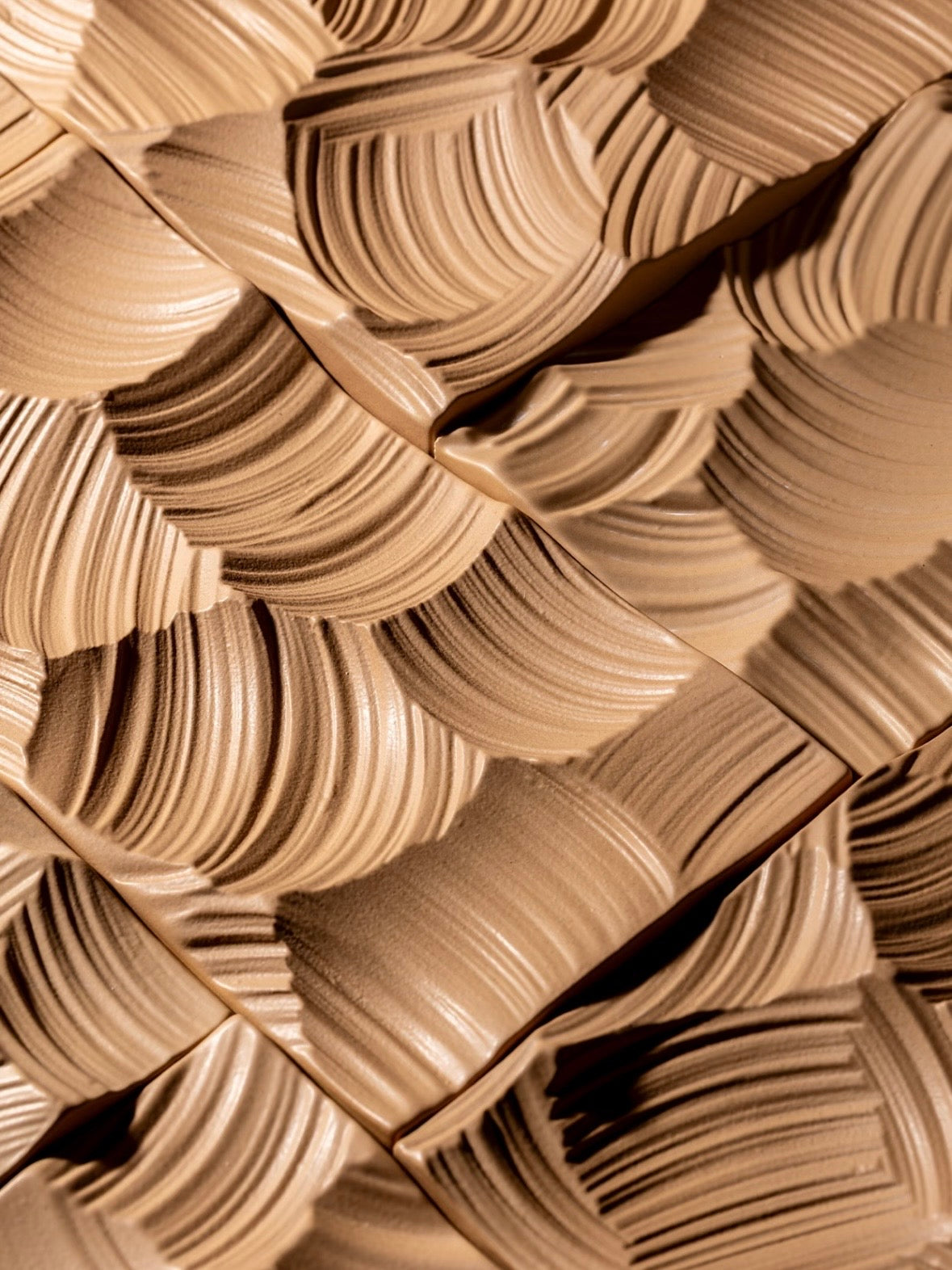 Danxia Sculptural Ceramic Tile