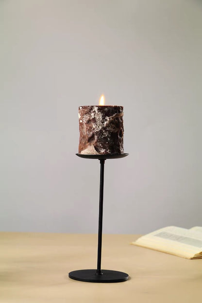 Strata Mineral Pillar Candles
