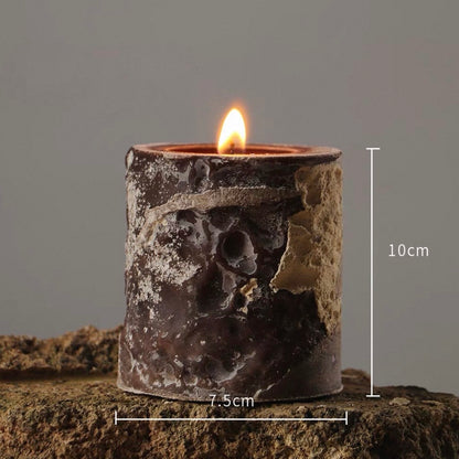 Strata Mineral Pillar Candles