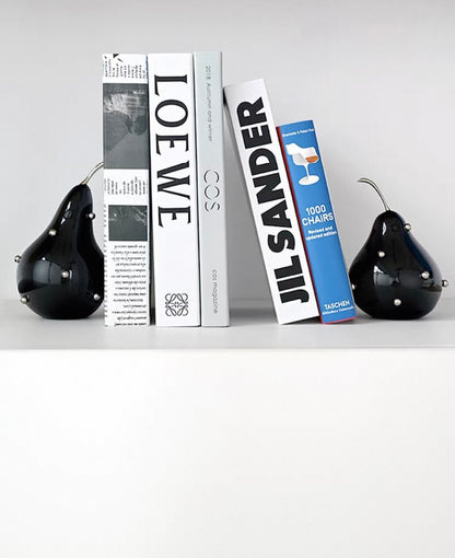 Studded Pear Sculptural Bookends