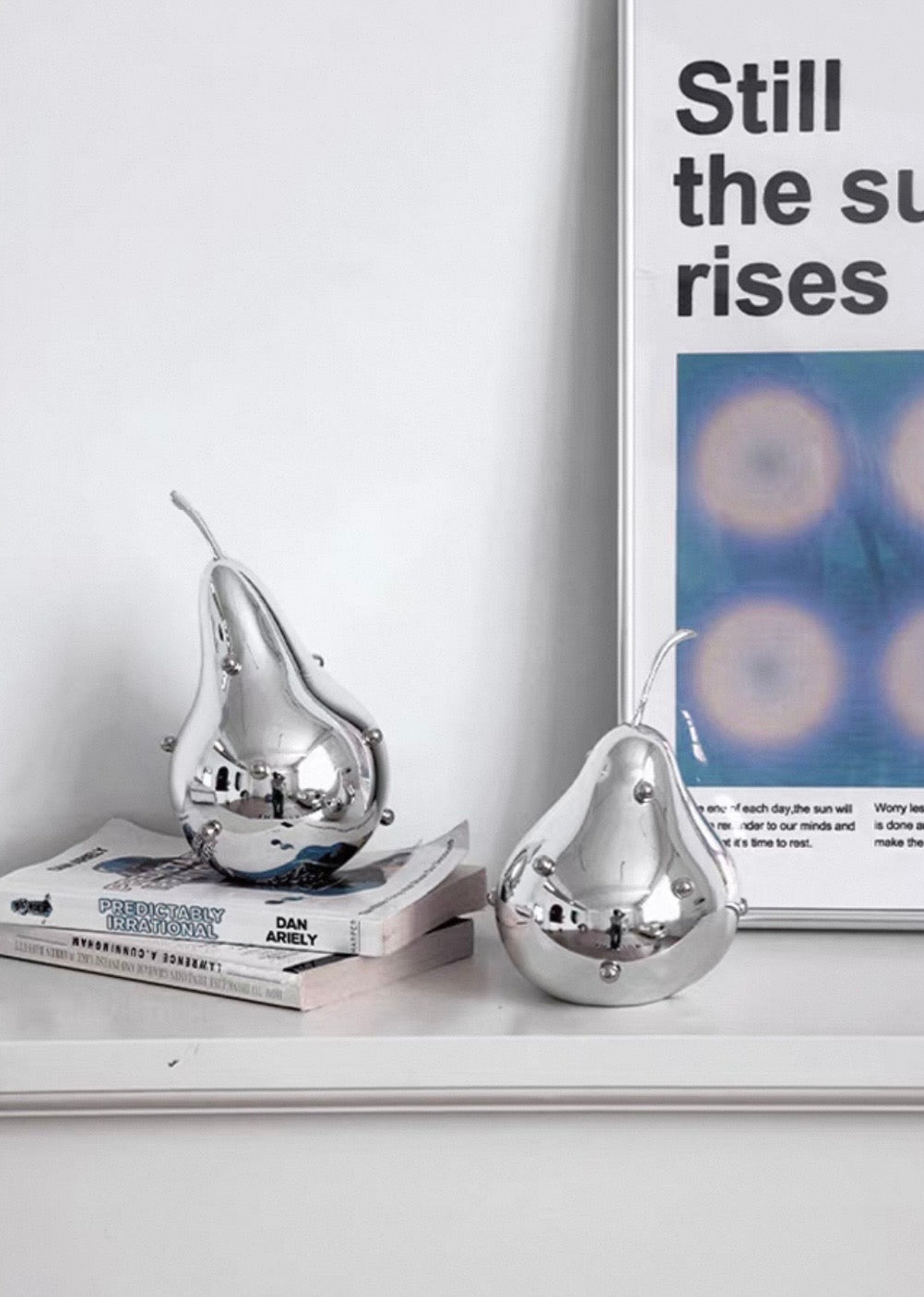 Studded Pear Sculptural Bookends