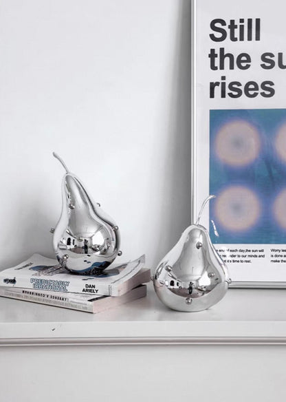 Studded Pear Sculptural Bookends
