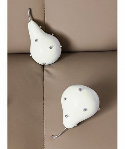 Studded Pear Sculptural Bookends