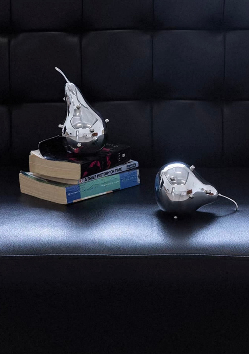 Studded Pear Sculptural Bookends