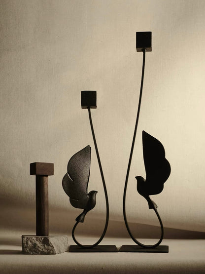 Soaring Bird Candleholders