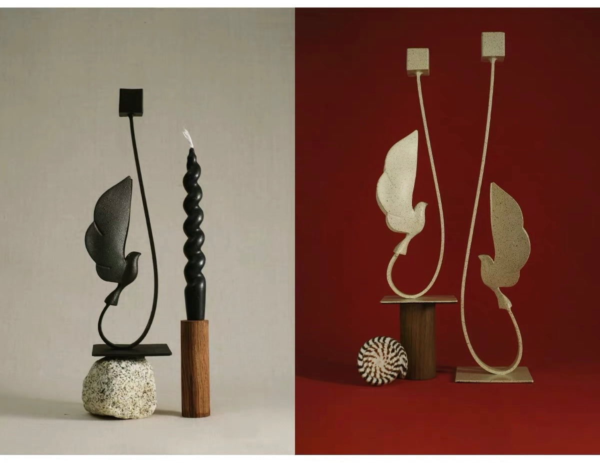 Soaring Bird Candleholders