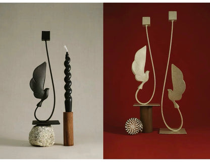 Soaring Bird Candleholders