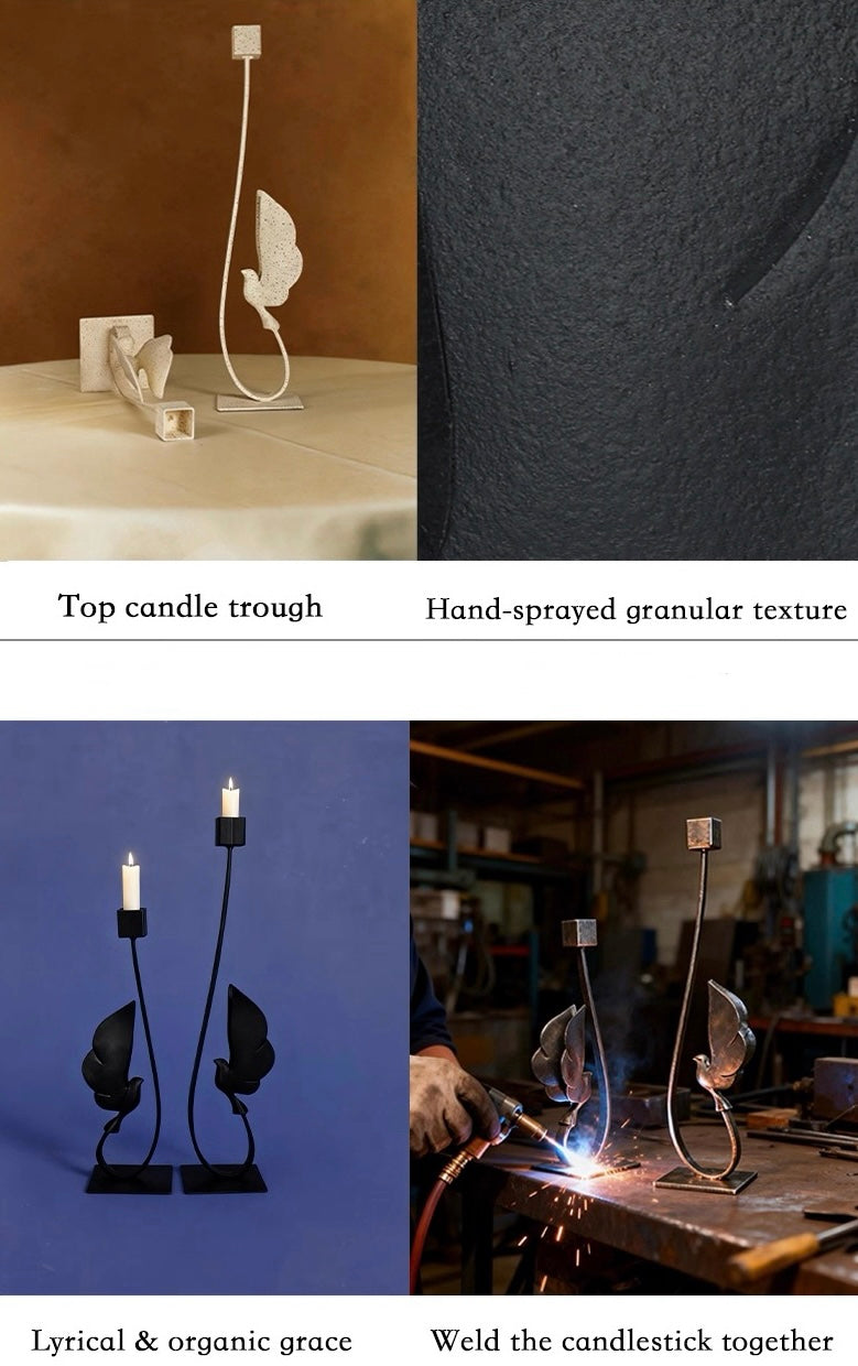 Soaring Bird Candleholders