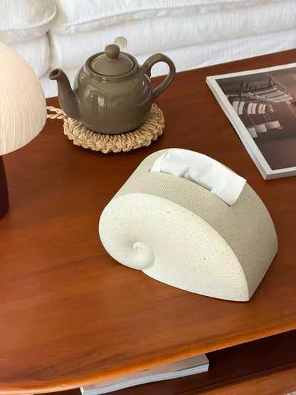 Nautilus Sculptural Tissue Holder