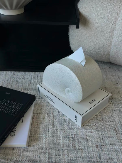 Nautilus Sculptural Tissue Holder
