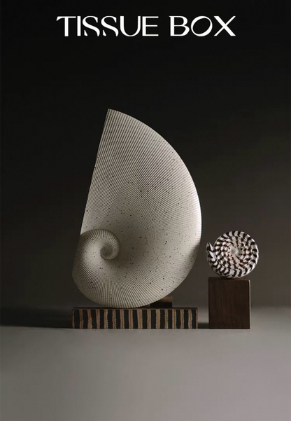 Nautilus Sculptural Tissue Holder