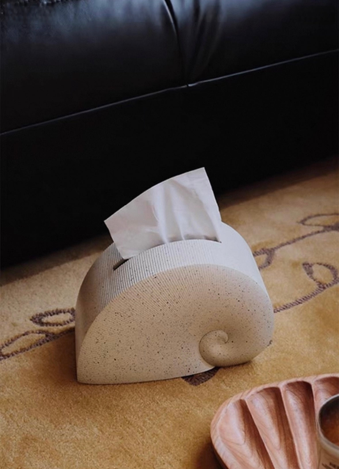 Nautilus Sculptural Tissue Holder