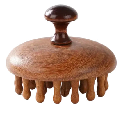 Natural Wooden Scalp Massager
