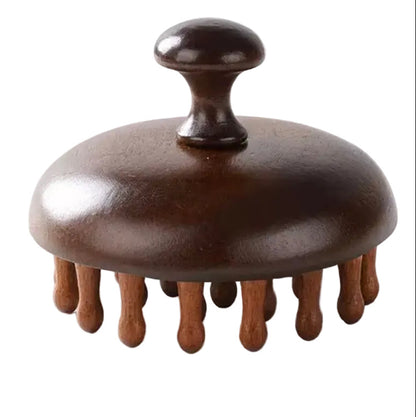Natural Wooden Scalp Massager
