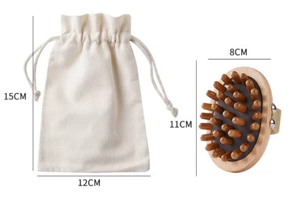 Natural Beechwood Massage Brush