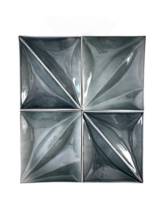 Prism Fold Handmade Ceramic Tile