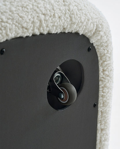 Pillow Bouclé Swivel Lounge Chair