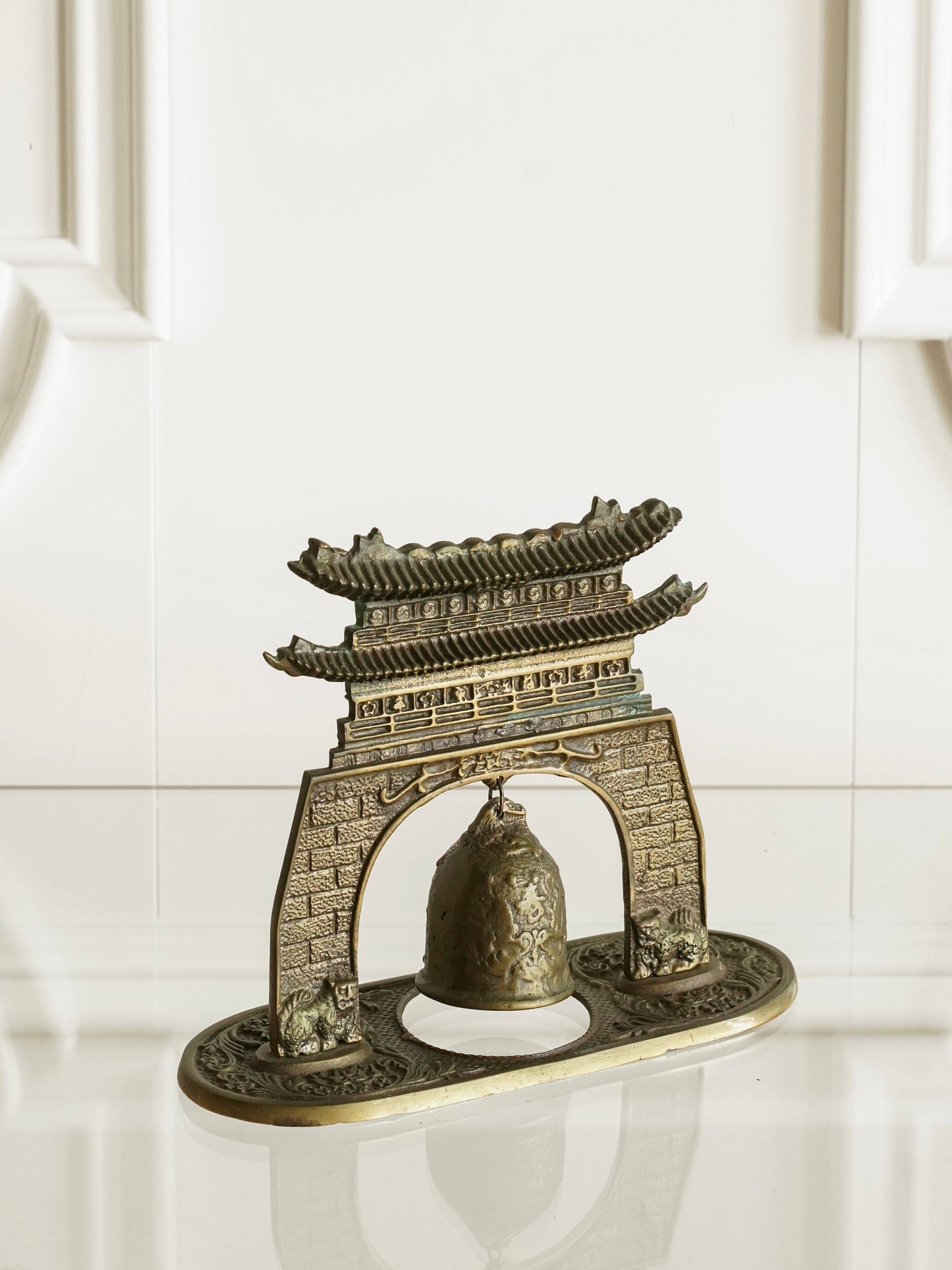 Japanese 20th Century Copper Temple Bell Ornament