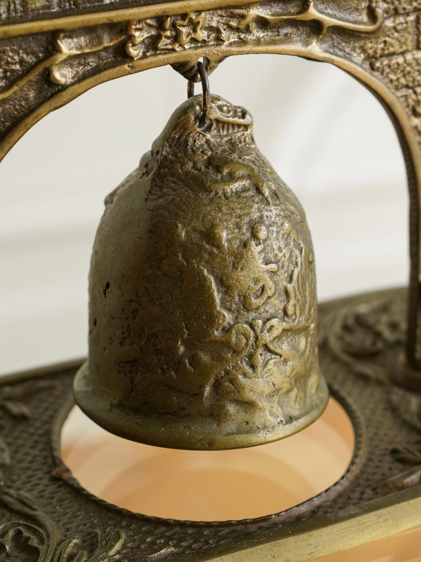 Japanese 20th Century Copper Temple Bell Ornament