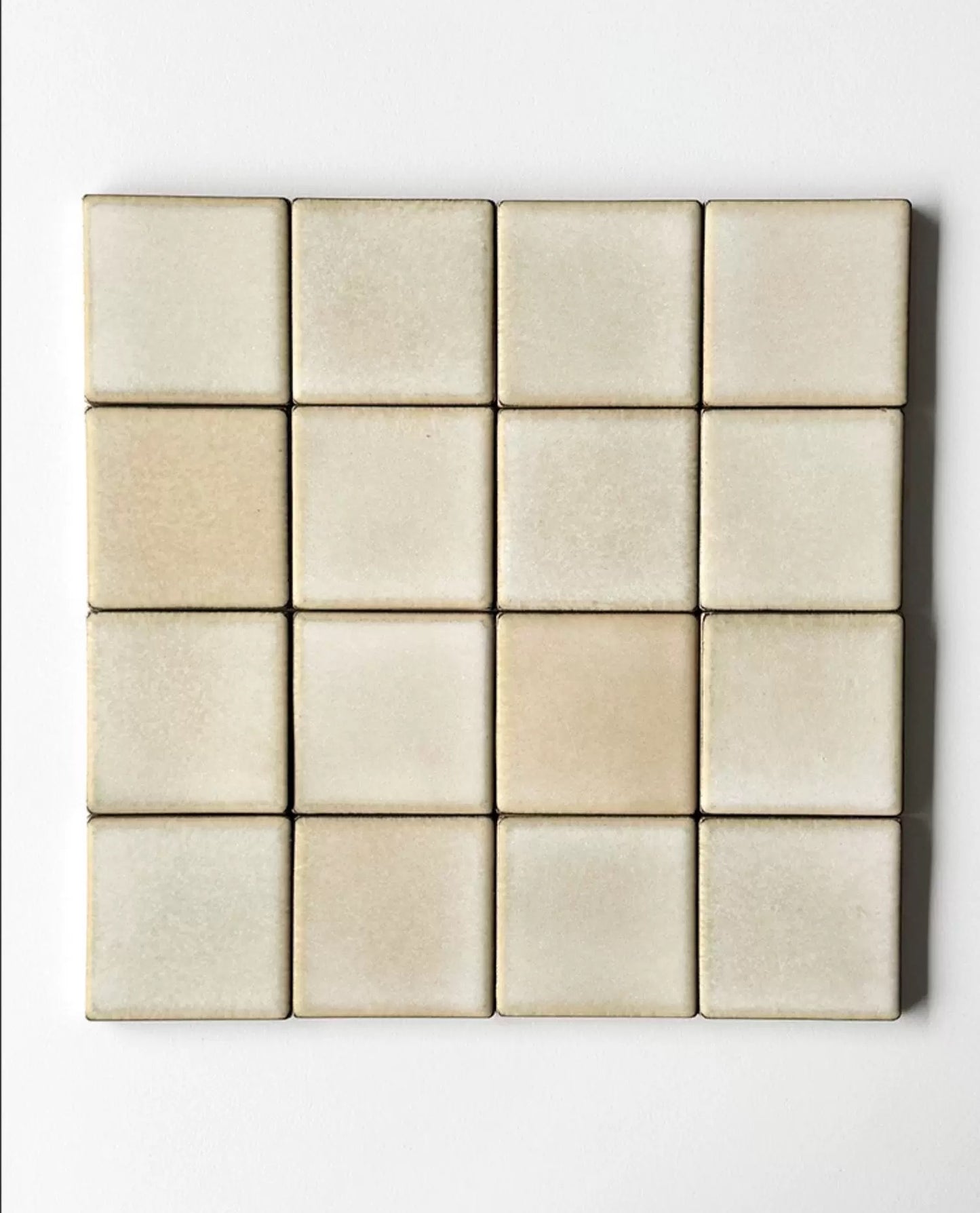 Lucente Artisan Glazed Ceramic Tile - Ivory Cream