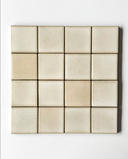 Lucente Artisan Glazed Ceramic Tile - Ivory Cream