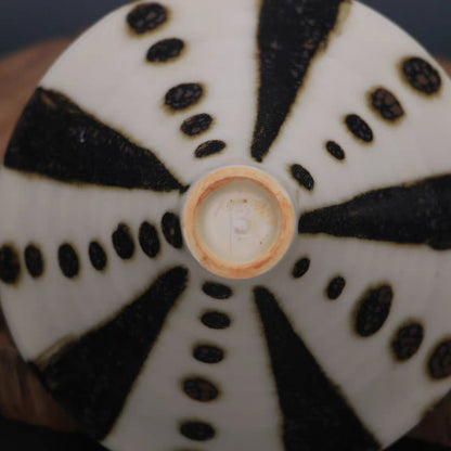 Leopard Spot Glaze Conical Scholar’s Bowl