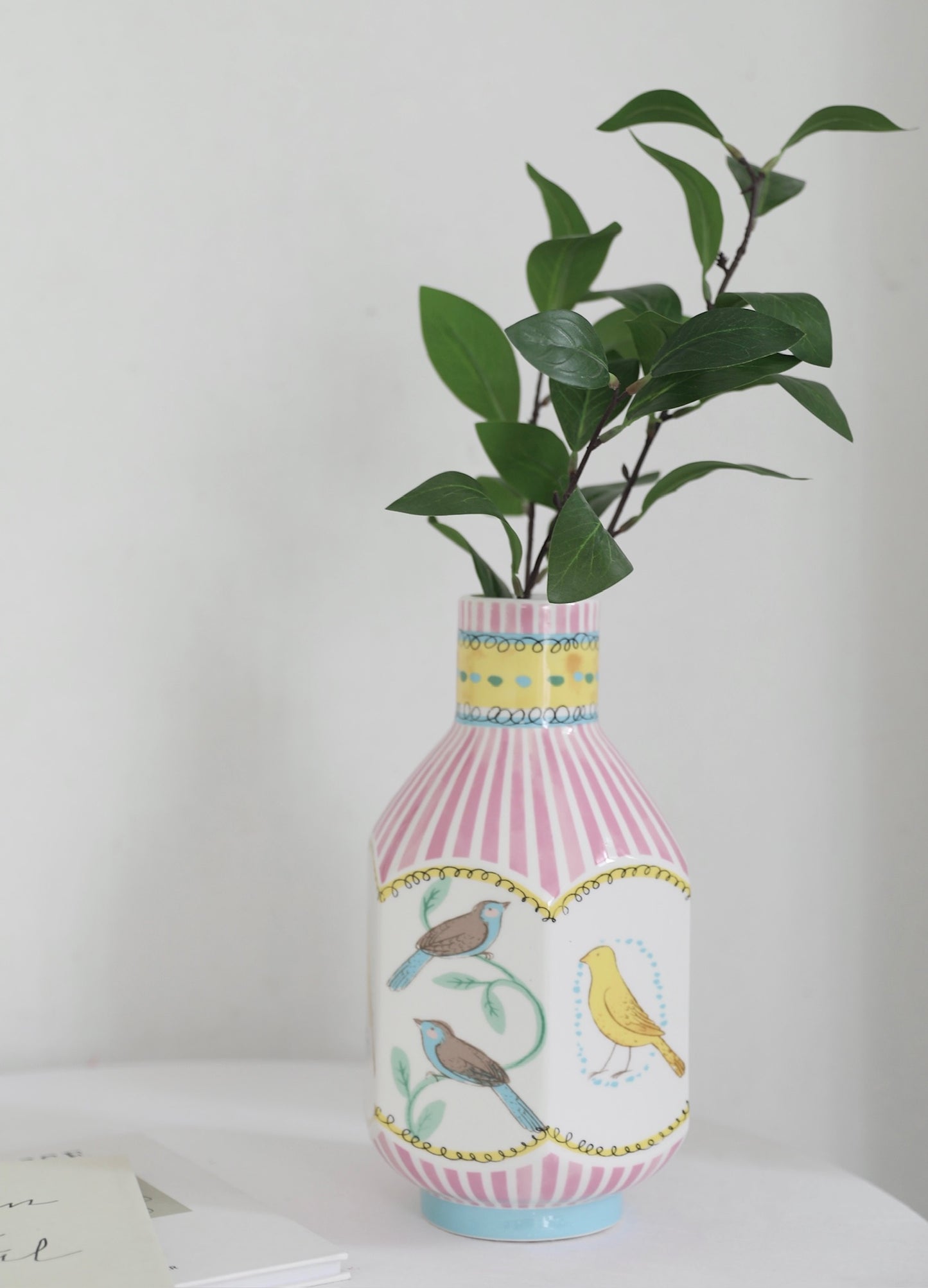 Songbird Ceramic Vase Collection lantern