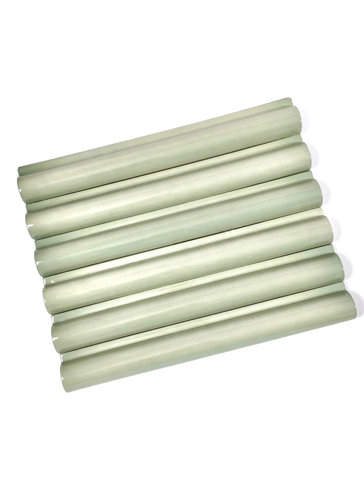 Sage Half-Round Handmade Ceramic Tile